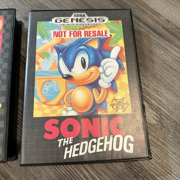 Sega Genesis Model 2 MK-1631 Black Console Bundle With Cables and 4 Games. - Picture 6 of 10